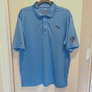Mens Bay Hill Arnold Palmer Polo Sky Blue Sz M